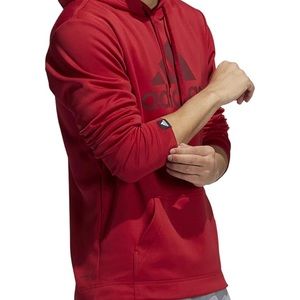 Men's Adidas hoodie in Red.  Size Small.  Like new.